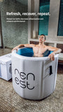 Round Ice Bath Tub & Water Chiller Bundle | 498L Capacity | Wi-Fi Control | 3°C–40°C Range